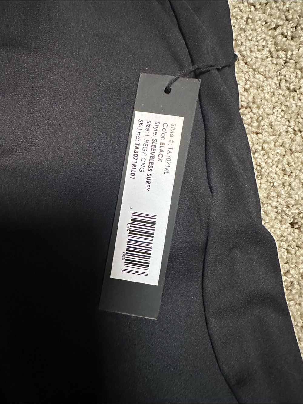Ta3 Surfy Black Zip-Front One-Piece Swimsuit - Picture 6 of 7